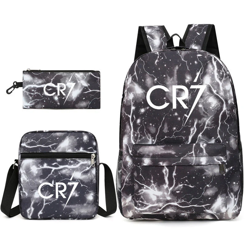 Mochila + Estojo + Lancheira Cristiano Ronaldo - Image 4