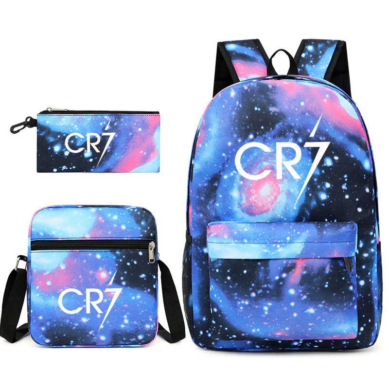 Mochila + Estojo + Lancheira Cristiano Ronaldo - Image 5