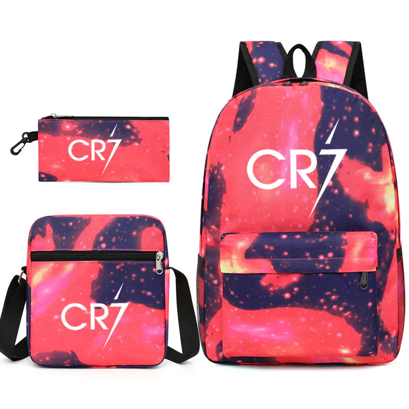Mochila + Estojo + Lancheira Cristiano Ronaldo - Image 7